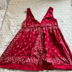 Bandana print babydoll